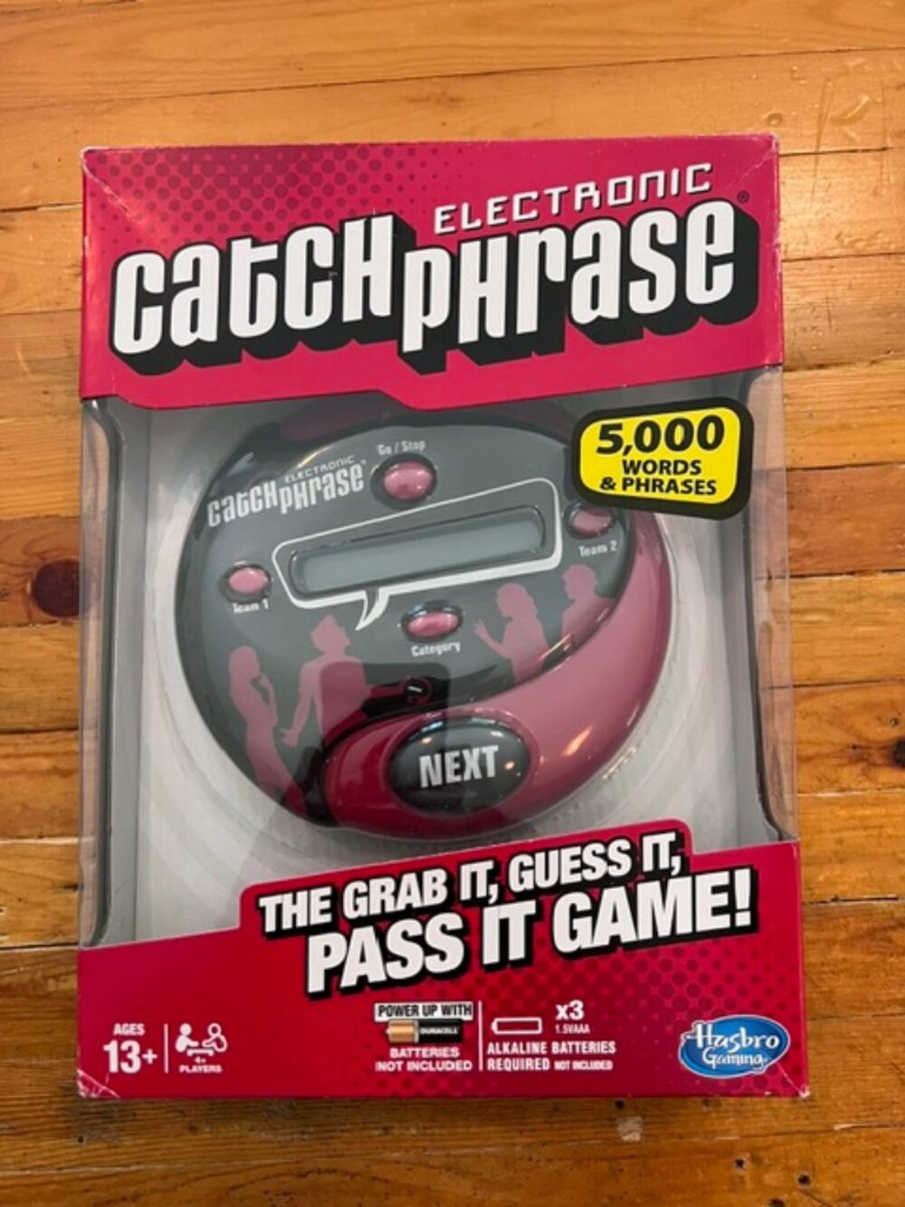 Hasbro Catch Phrase Electronic Handheld Game Vintage, Original Box, Never Used
